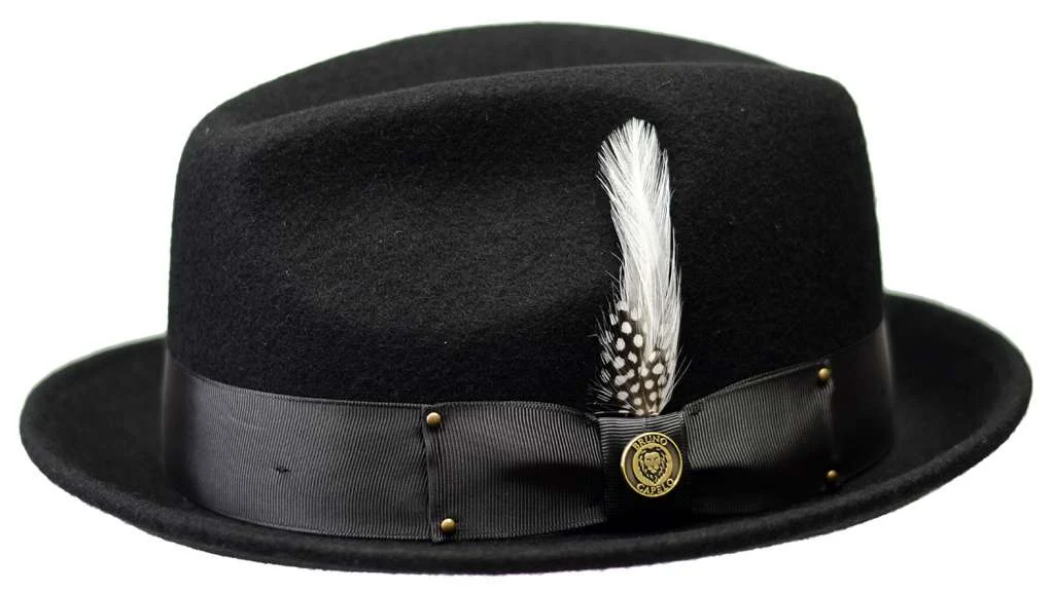 Example of Mens Trilby Hat with narrow brim