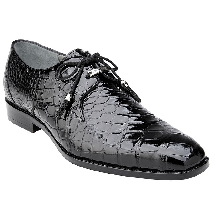 Black Alligator Shoes by Belvedere