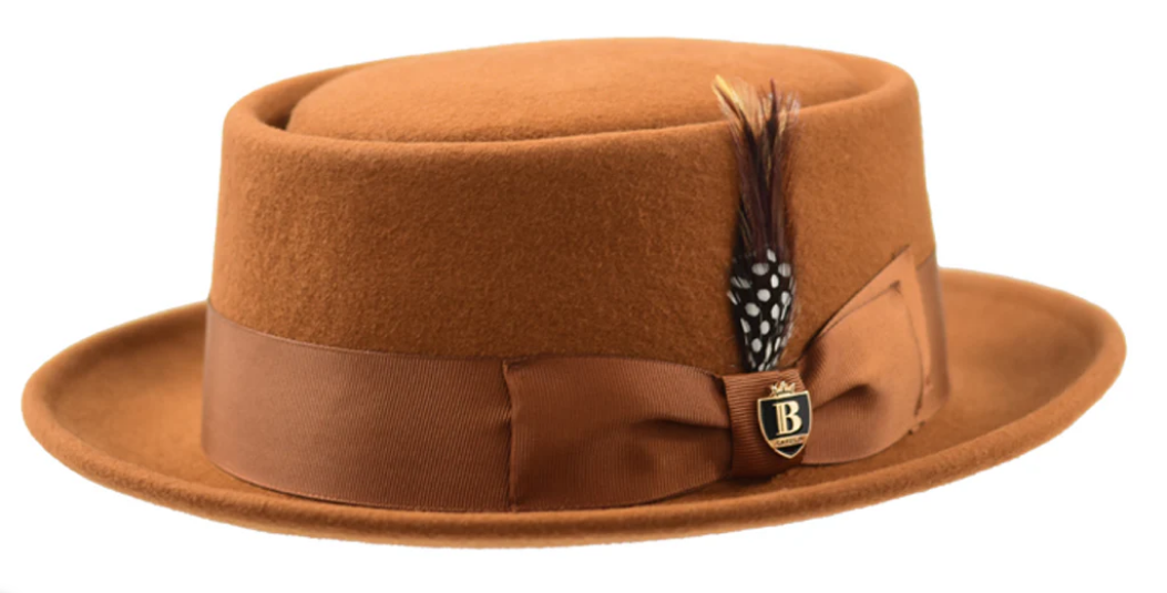 Example of Pork pie hat