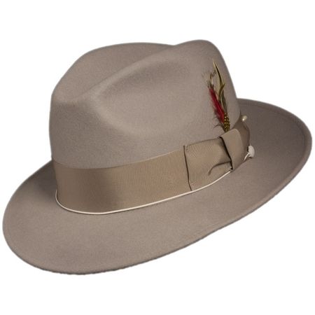 mens fedora dress hat in silver from Capas